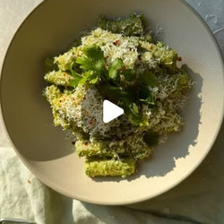 Broccoli Spinach Spaghetti With Za'atar And Silken Tofu