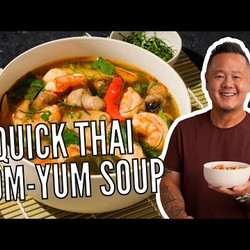 Quick Tom Yum–style Shrimp Soup jet tila
