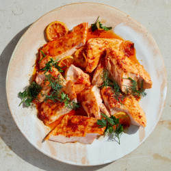 Slow-roasted Salmon