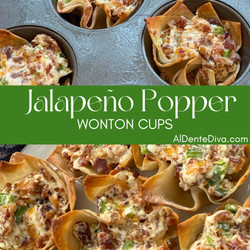 Jalapaño Popper Wonton Cups