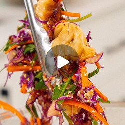 Viral Dumpling Salad