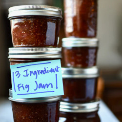 Three Ingredient Fig Jam For Canning