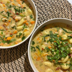 Gnocchi, Sundried Tomato &amp; Bean Soup