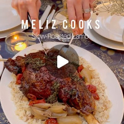 Slow-roasted Lamb Cooked In Chicken Stock