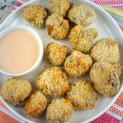 Air Fryer Breaded Mushrooms