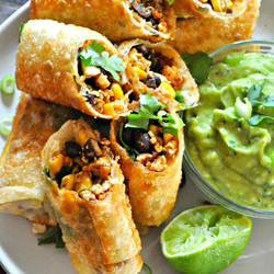 Vegan Tex Mex Egg Rolls
