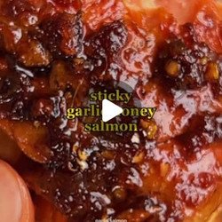Sticky Garlic Salmon