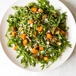 Roasted Sweet Potato And Arugula Salad