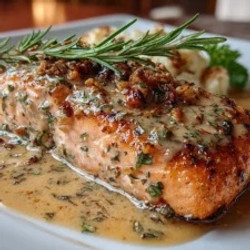 Tahini Honey Poached Salmon