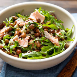 Easy One-bowl Salmon And Bean Salad