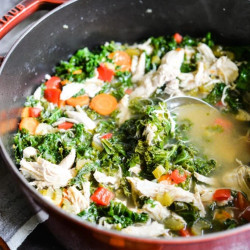 Squeaky Clean Chicken &amp; Veggie Soup