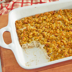 Chicken And Stuffing Casserole
