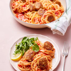 Store-cupboard Spaghetti With Mackerel Balls Jamie Oliver