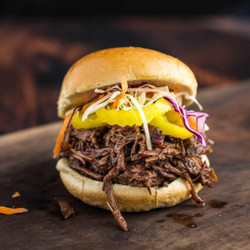 Smoked Pulled Beef Sandwiches