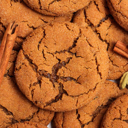 Chewy Chai Molasses Cookies