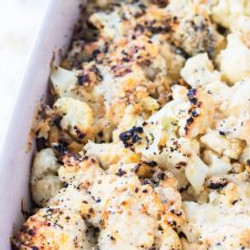 Everything Bagel Cauliflower Casserole