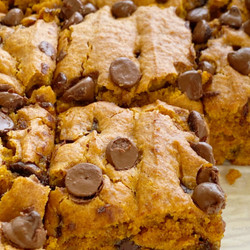 Pumpkin Chocolate Chip Bars