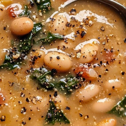 Fire-roasted White Bean Soup