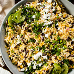 Black Bean &amp; Corn Orzo Salad