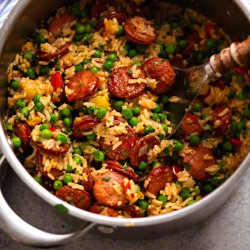 Smoked Sausage And Rice - Easy One Pot Dinner!