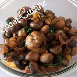 Sobas et champignons sautés, carottes