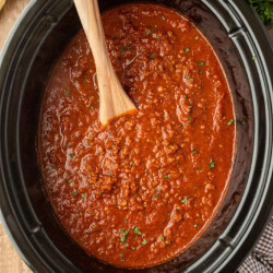 Slow Cooker Bolognese Sauce