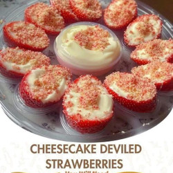 Cheesecake Deviled Strawberries