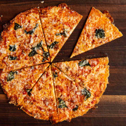 Extra-crispy Bar-style Tortilla Pizza