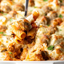 Dump And Bake Meatball Casserole