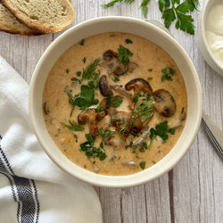 Hungarian Creamy Mushroom Soup