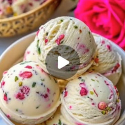 Pistachio Rose Ice Cream