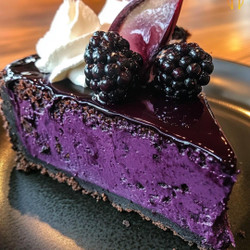 Blackcurrant Velvet Cheesecake