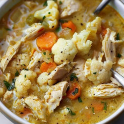 Quick and Nourishing: 30-Minute Anti-Inflammatory Cauliflower Chicken Soup