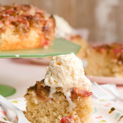 Rhubarb Upside Down Cake