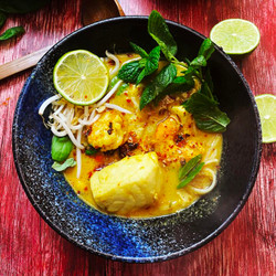 Seafood Laksa Soup
