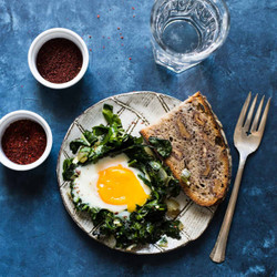 Green Shakshuka With Kale &amp; Collard Greens