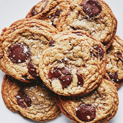 Brown Butter And Toffee Chocolate Chip Cookies