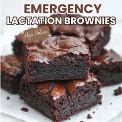 High Protein Emergency Lactation Brownies