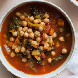 Minestra Di Ceci Alla Marchigiana – Chickpea Soup From Marche