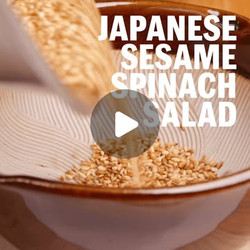 Japanese Spinach Sesame Salad