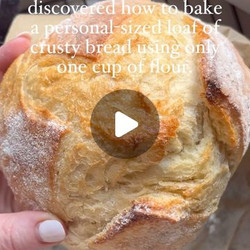 One Cup Flour Bread