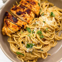 Garlic Parmesan Chicken Pasta