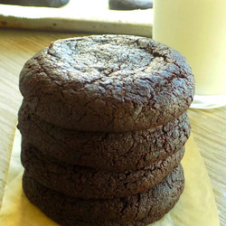 Moist Chocolate Cookies With Cocoa Powder
