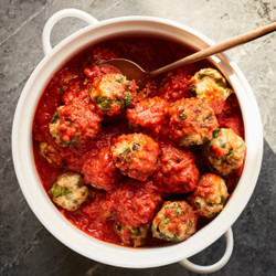 Turkey, Spinach &amp; Cheese Meatballs