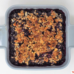 Peach And Blueberry Crisp