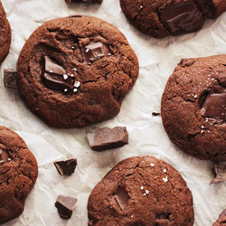Double Chocolate Chunk Espresso Cookies