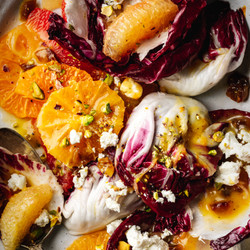 Citrus Salad with Radicchio, Dates, and Smoked Almonds