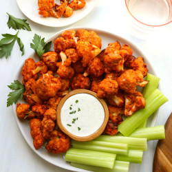 Air Fryer Buffalo Cauliflower Bites