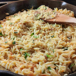 Orzo With Parmesan And Basil