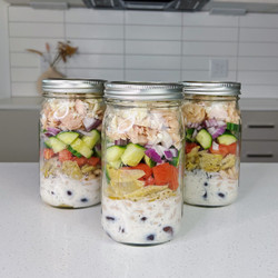 Tuna Cucumber Salad With Creamy Yogurt Dressing
